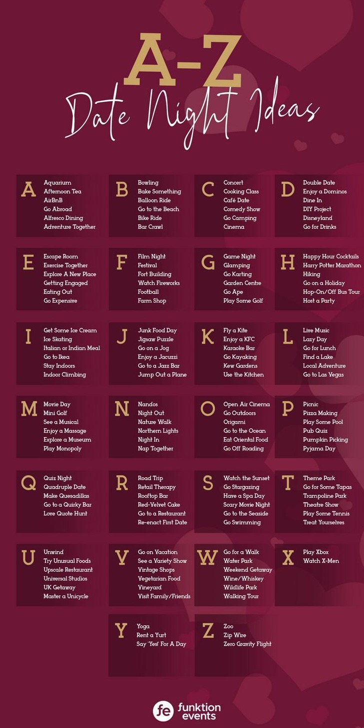 🧘‍♀️ A-Z Date Night Ideas for Heart-Linked Couples | Thoughtful Ways to Grow Clo 119