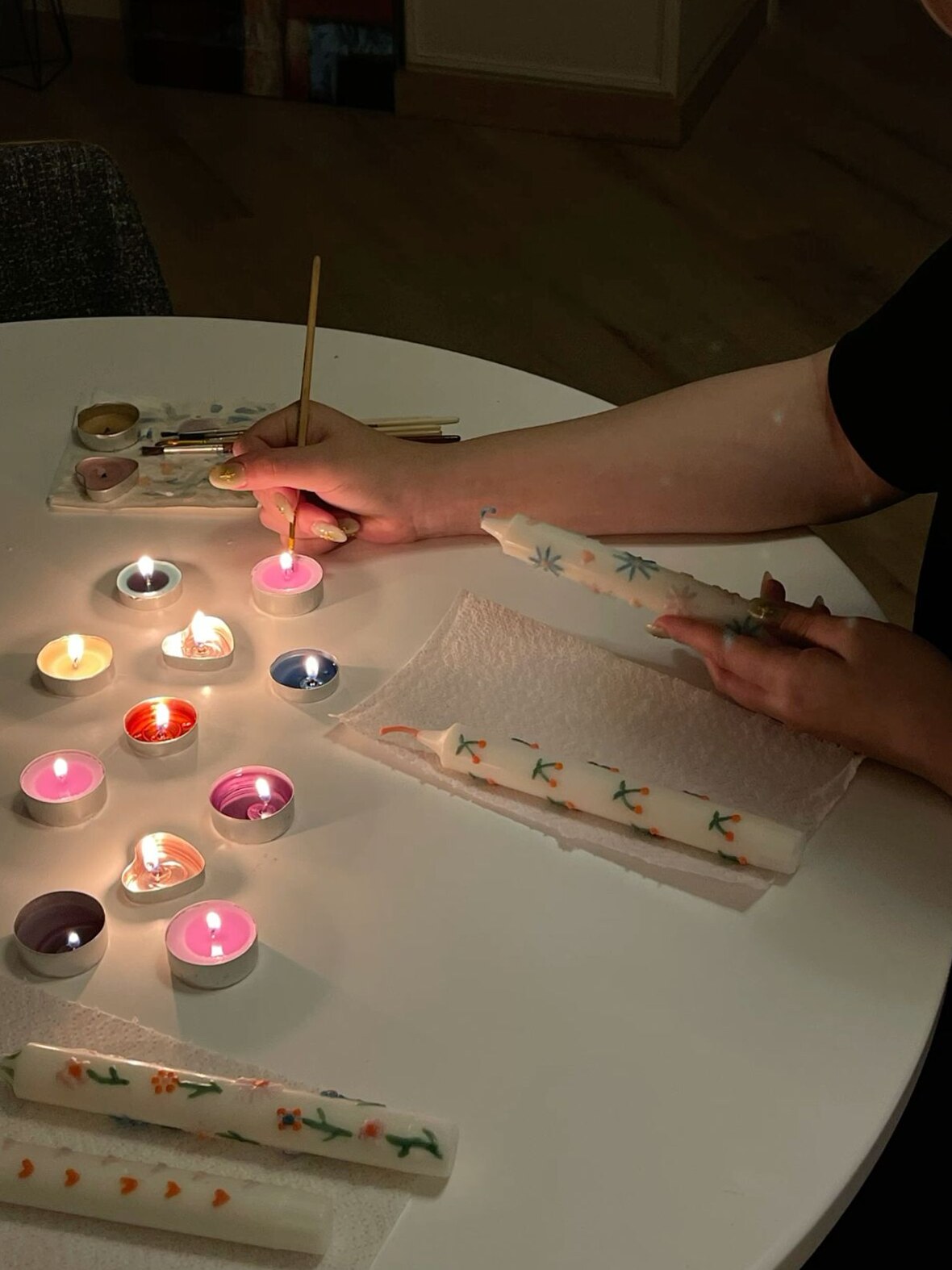 🤍 💫 ✦ Candlelit Canvases: A Romantic Journey Through Art and Soul 109