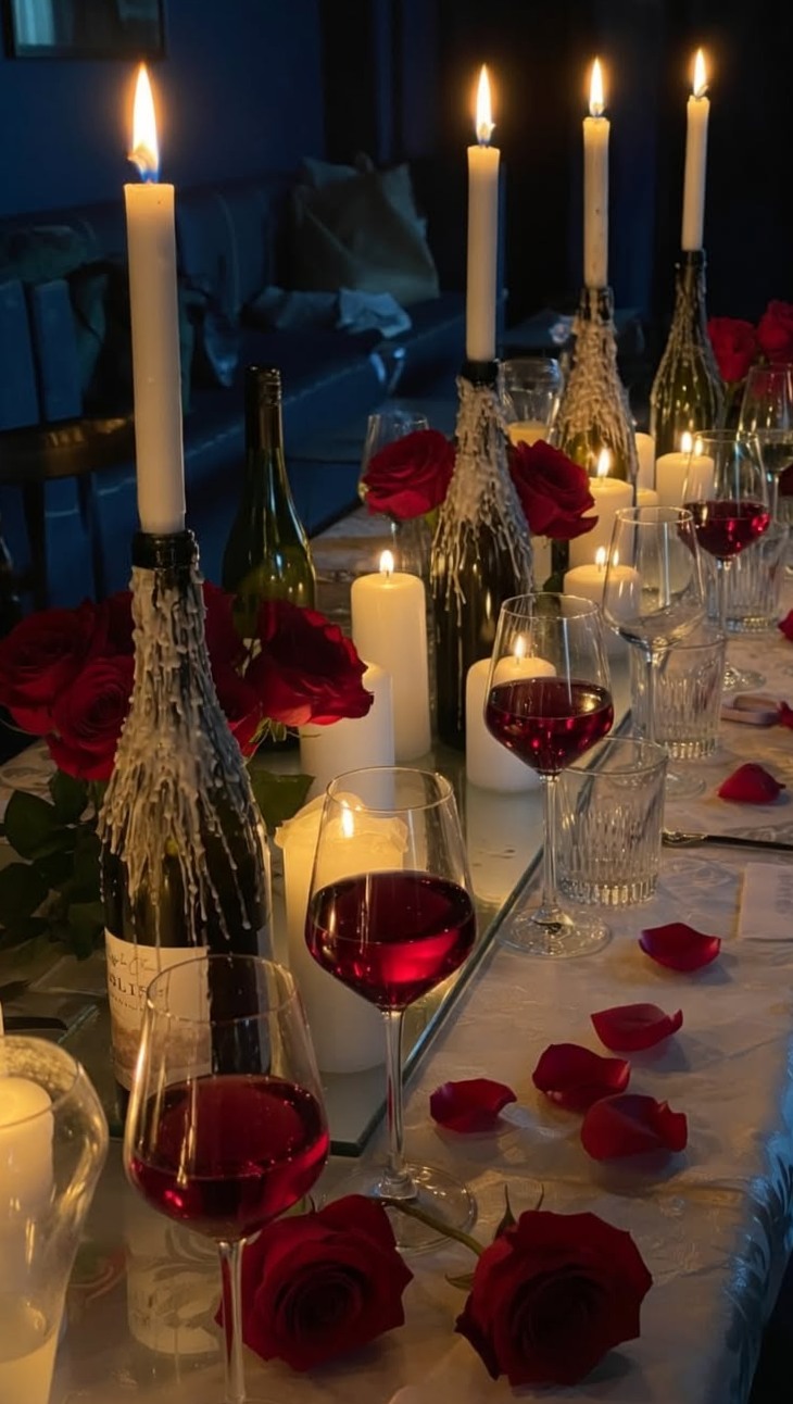 daily aesthetic advice: 🌃 Fate’s Silent Table: Candlelight, Roses, and Ruby Secr 492