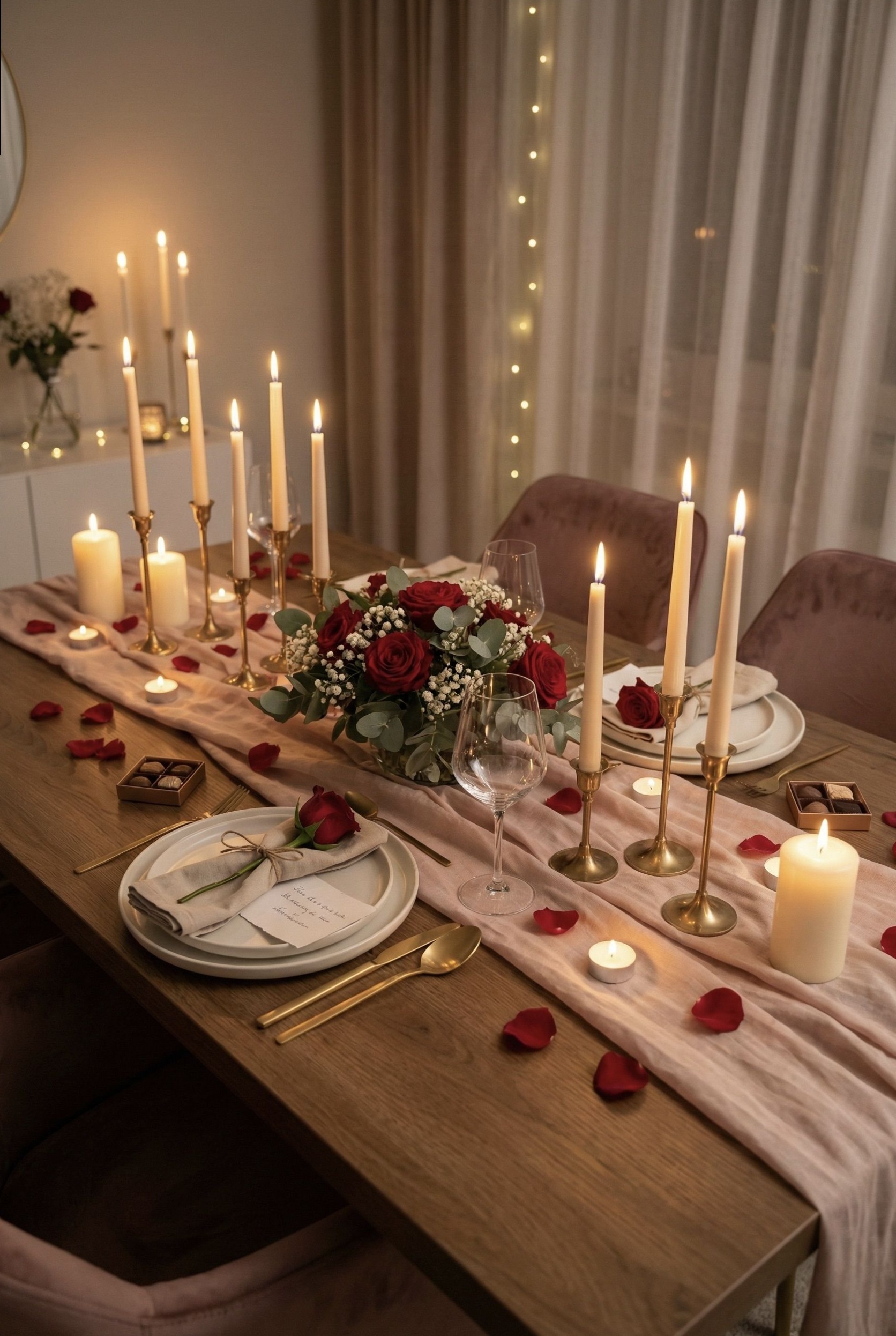 daily aesthetic advice • Valentine’s Day Dining Setup Inspo: Fated Vibes & Soulf 990