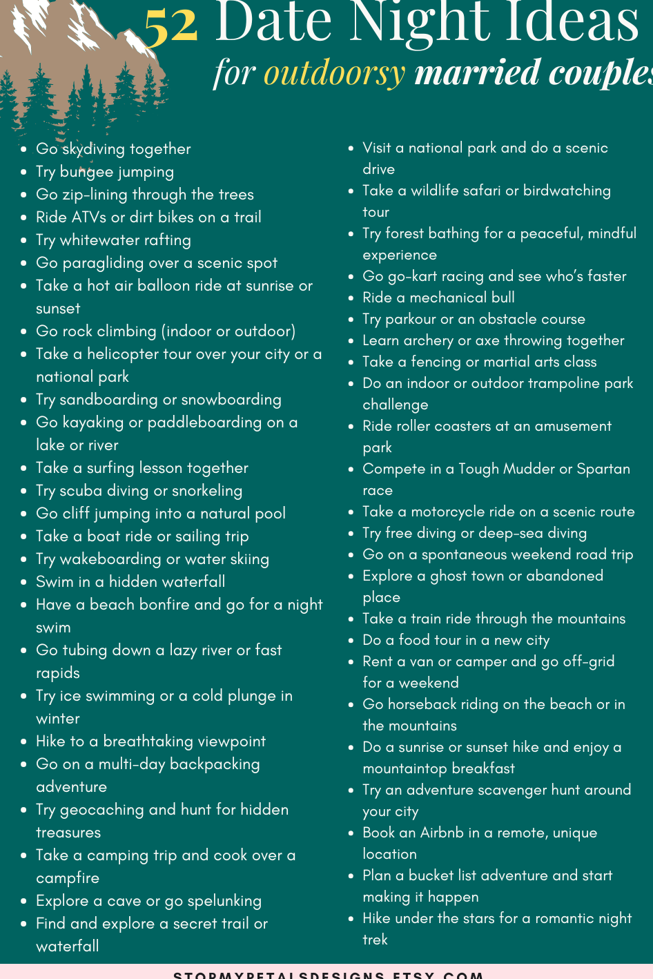 🕸️ ♟️ ✦ Epic Outdoor Dates for Soulful Partners in Nature’s Embrace 555