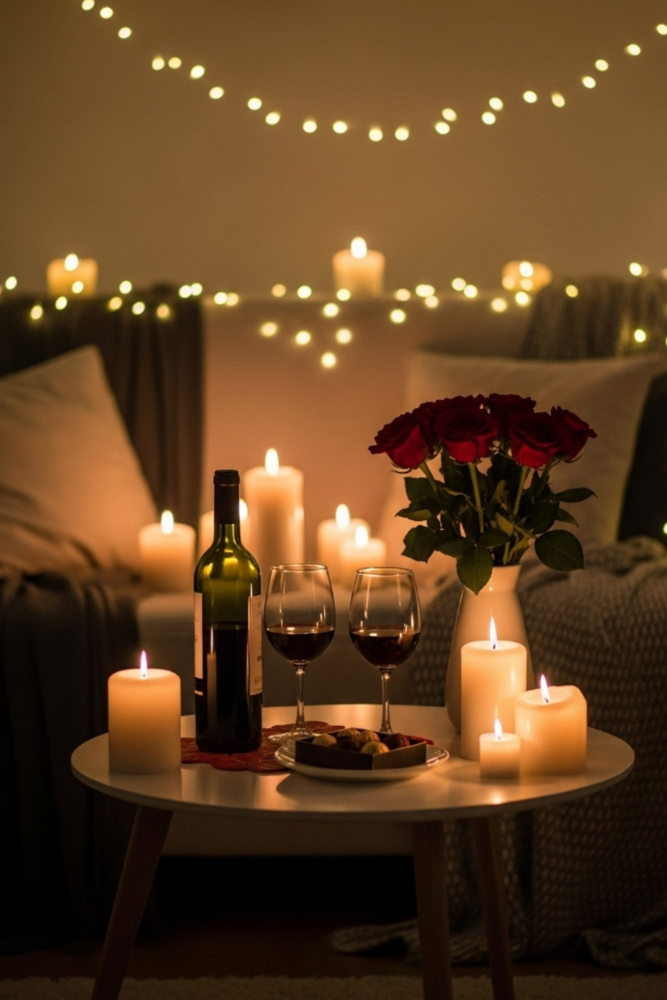 🥂 🌹 ⟡ Fate-Forged Evenings: A Quiet Romance at Home 954