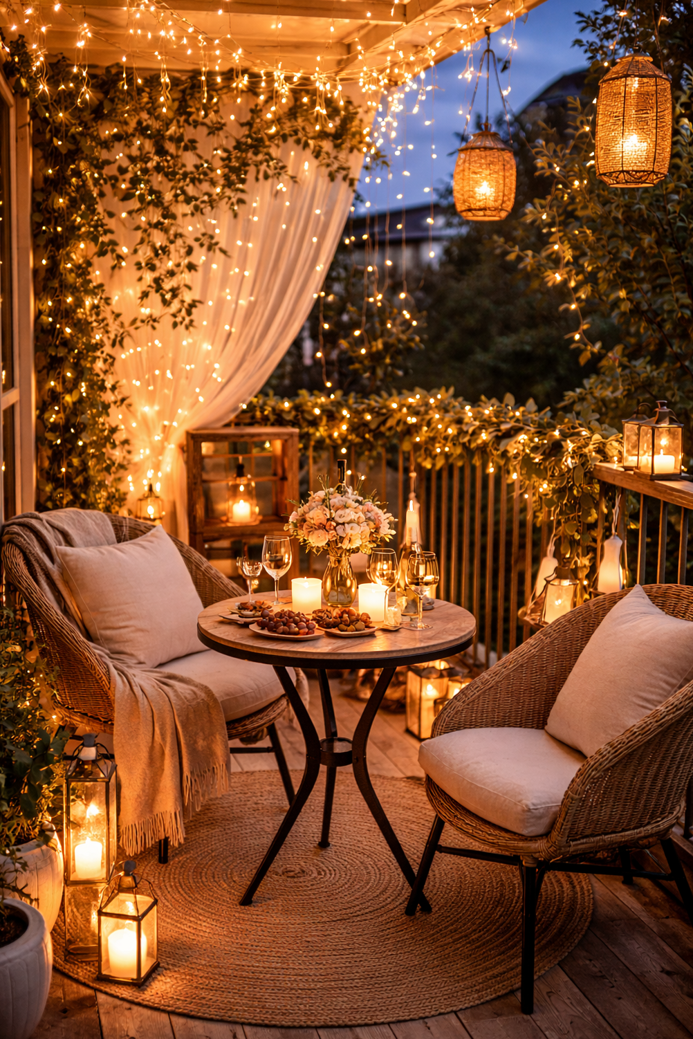 Fated Balcony Moments for Intimate Evening Aesthetics • 🧿 🌌 637