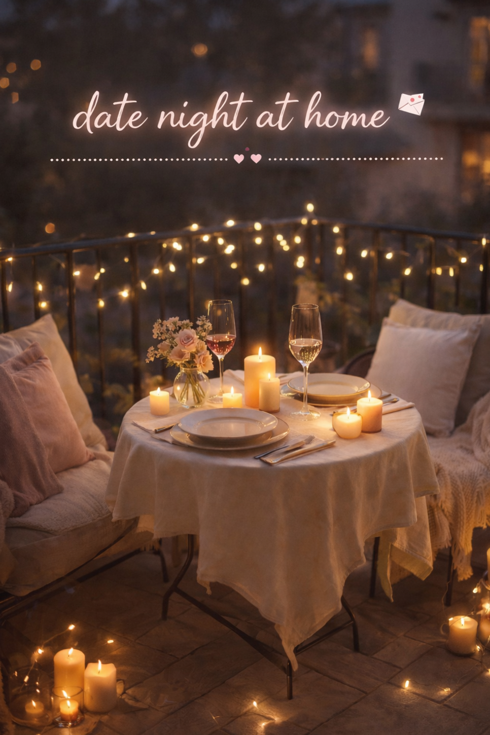 🎭 🕸️ Fated Moments on a Cozy Balcony Under Starlit Skies | deep connection aesth 324