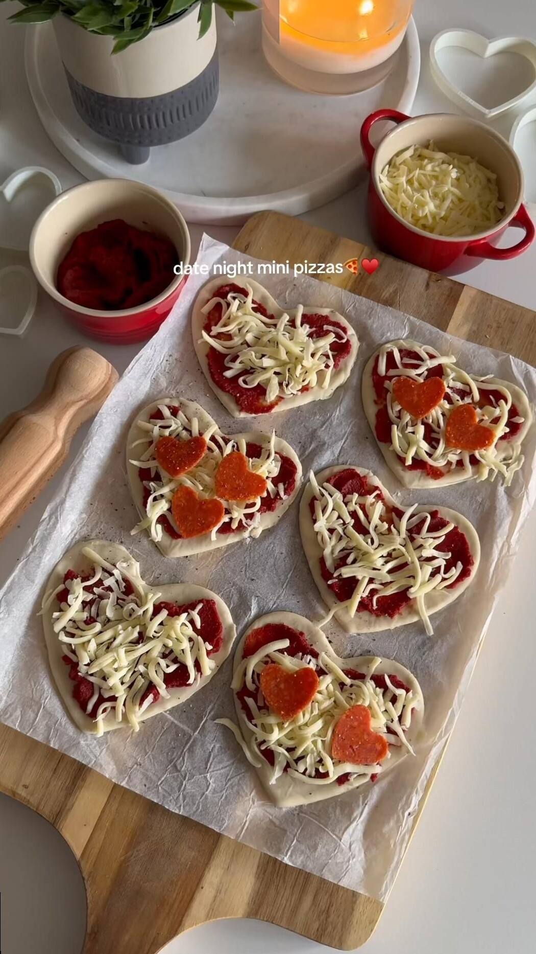 ✨ 🌙 Heart-Shaped Crust, Soulful Night Designed Just for Two — aesthetic edit 760