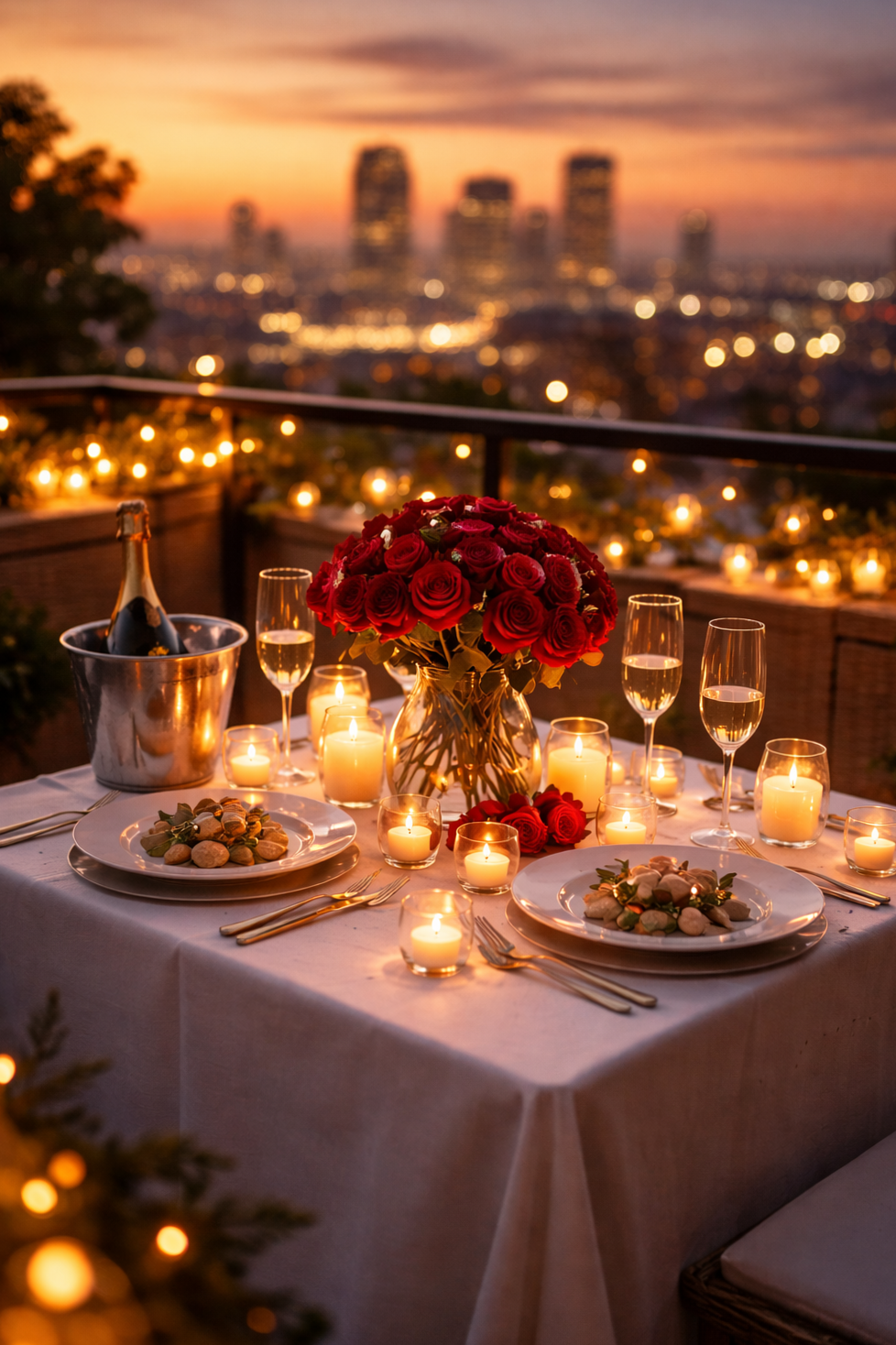 heart-to-heart energy: 🎭 Rooftop Elegance: Sunset Dinner for Soulful Connection 163
