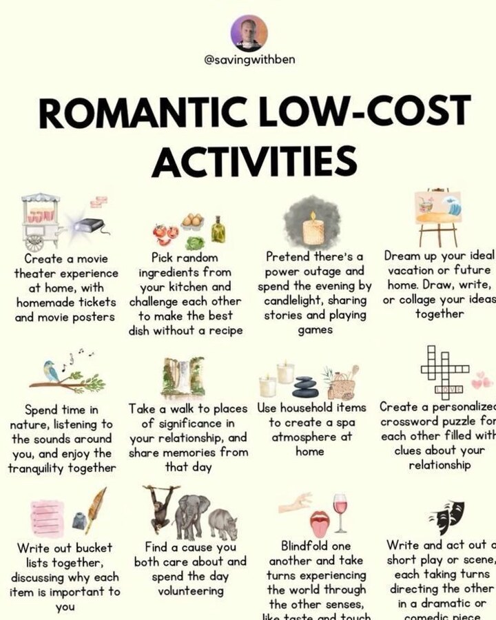 love language visuals ✧ 12 Intimate Budget-Friendly Dates for Soulful Connection 975