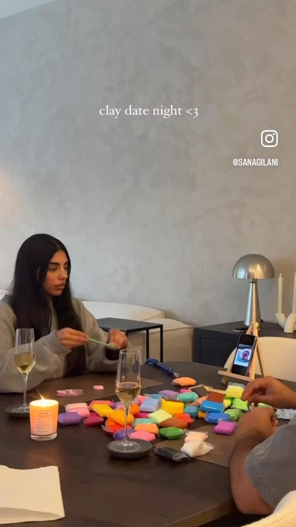 love language visuals: Clay-Bonded Evenings: Soul-Kindred Romance 🌧️ ♟️ 414