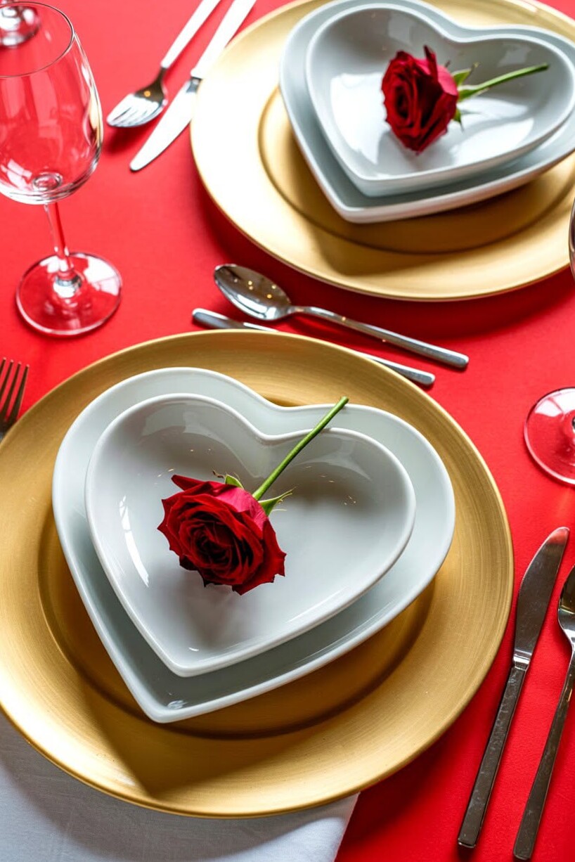 🖤 👁️ magnetic energy visual ✦ 25 Romantic Table Setups for Soulful Valentine’s E 114