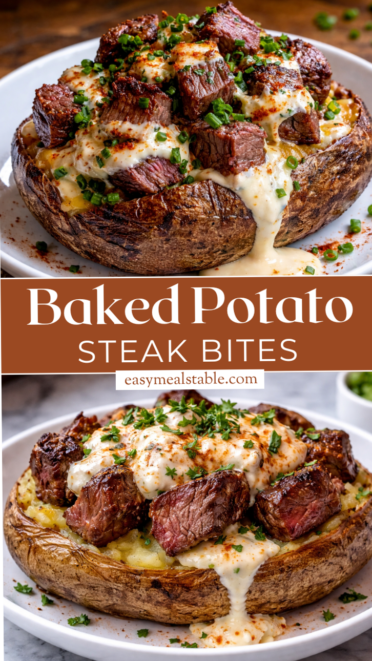 🏙️ 🏙️ romanticizing connections ✦ Savory Steak & Herb Baked Potato for Two – Sim 988