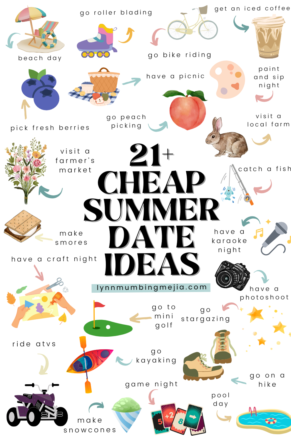 ✦ romanticizing your life ✦ 21+ Budget-Friendly Summer Dates | Lynn Mumbing Meji 412