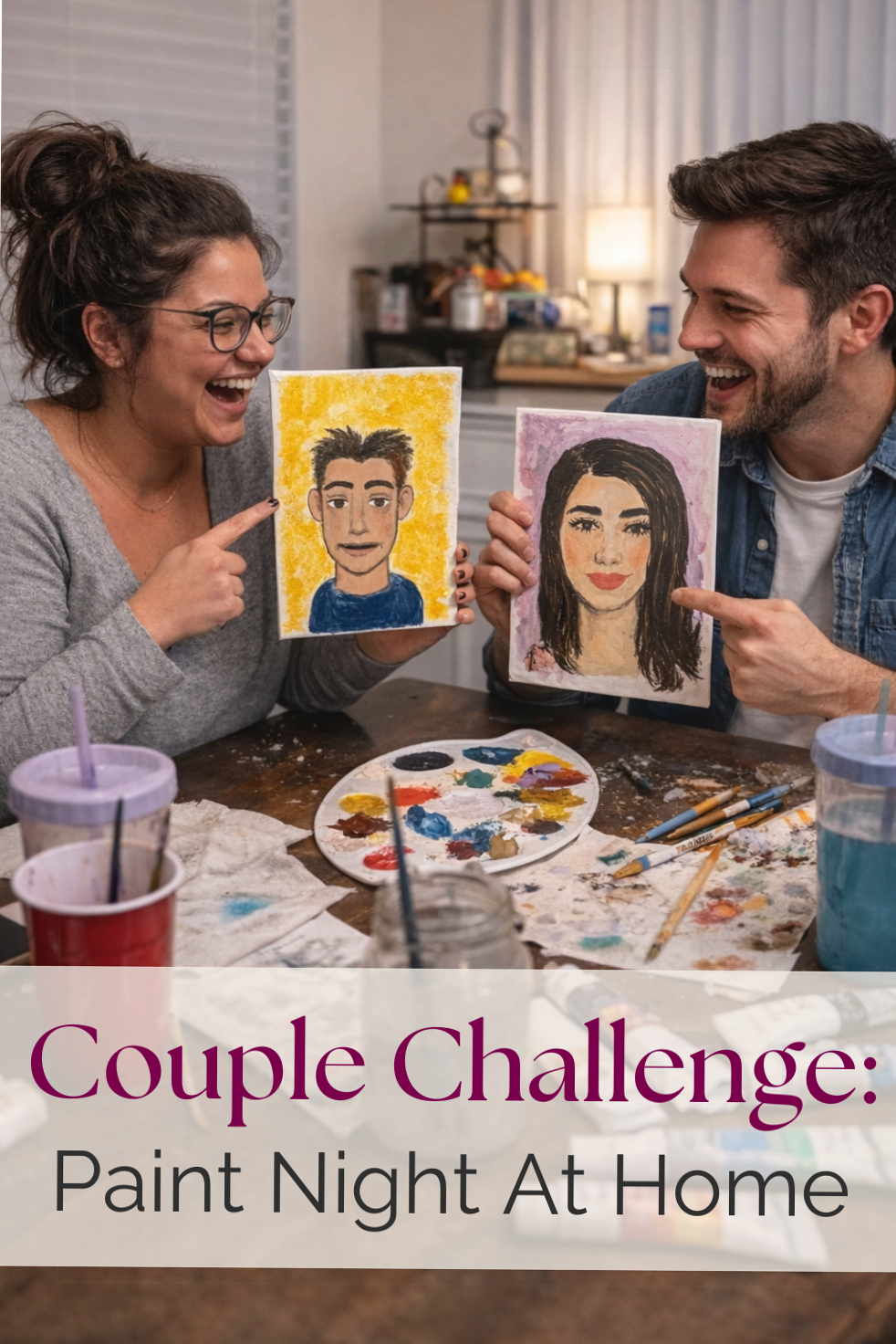 ☕ | Stoke Romance with a Paint Each Other Night at Home | intimate moments captu 610