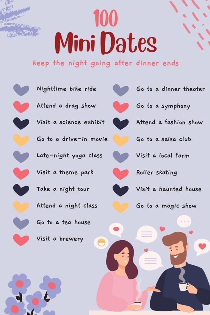 100 Simple Dates That Deepen Soulful Bonds ⟐ heart-to-heart energy 820