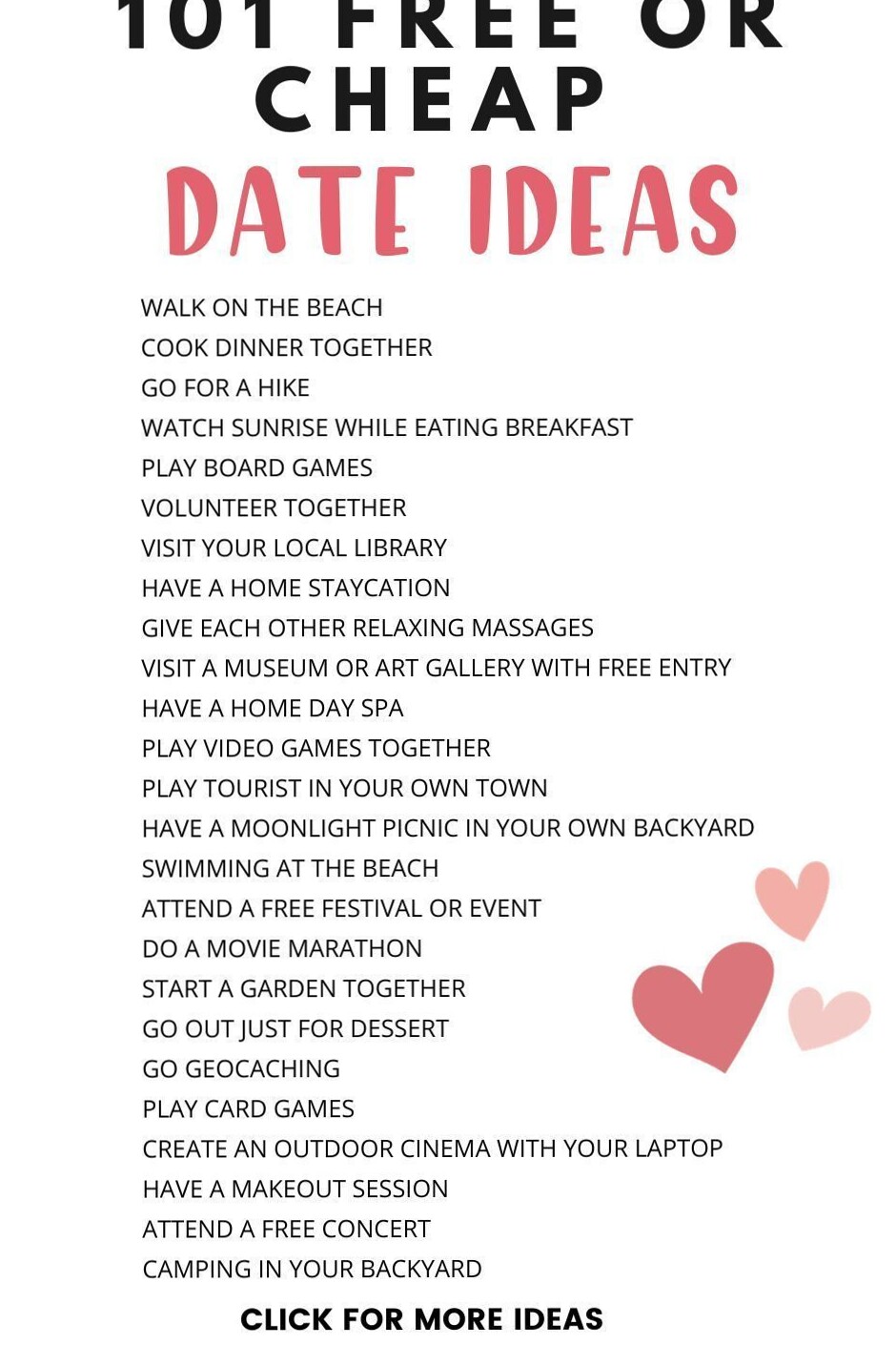 101 Free Date Ideas For Soulful Connections ⟐ poetry of falling in love 278
