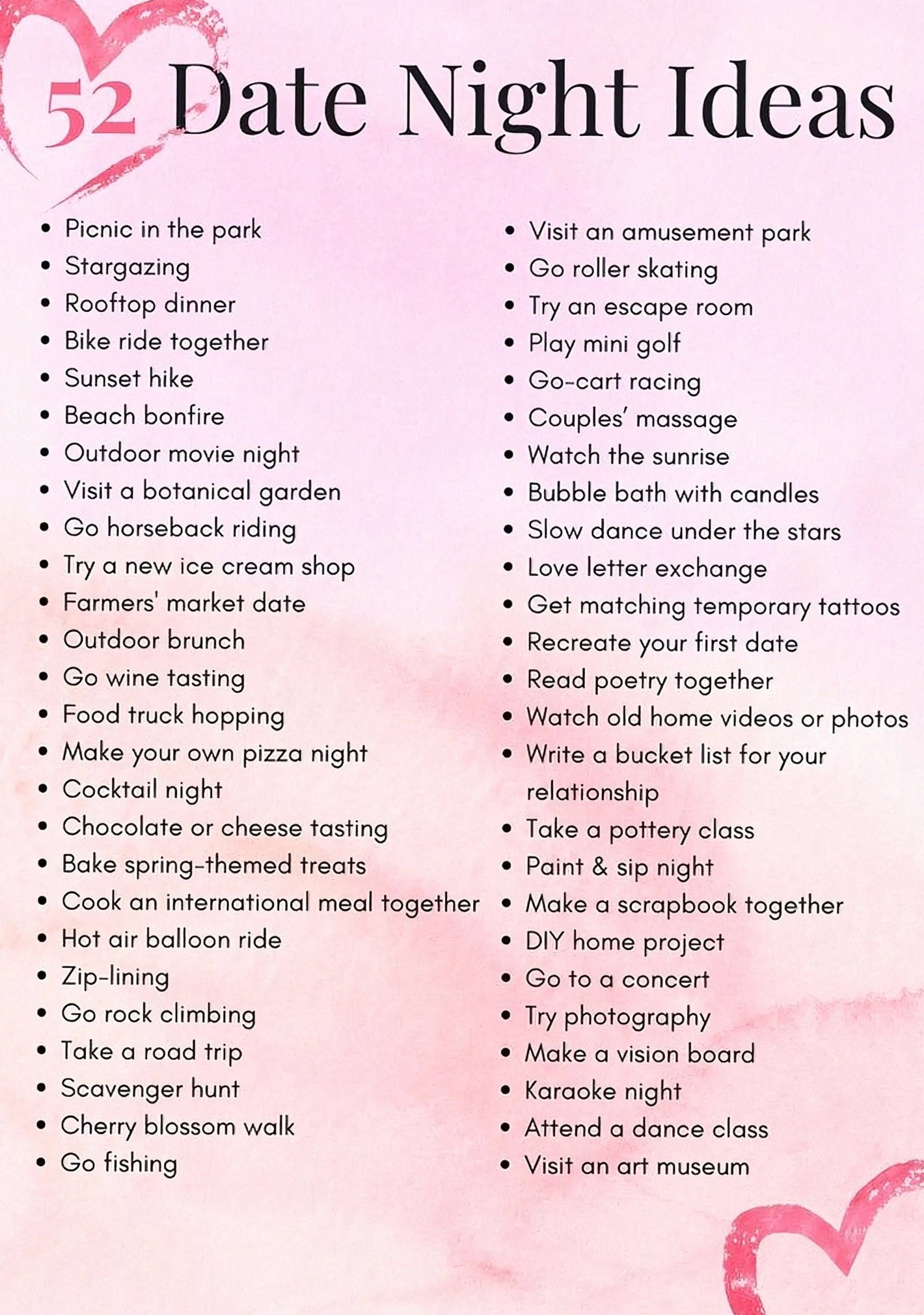 ❤️‍🔥 125 Romantic Date Ideas to Nurture Deep Connections and Timeless Love 138