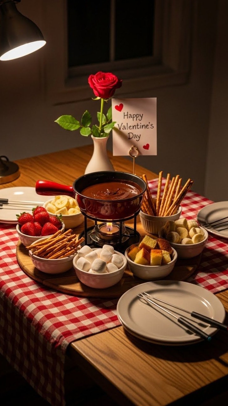 🔮 🔮 | 15 Romantic Valentine’s Day Ideas: Cozy Chocolate Fondue & Soulful Connect 888