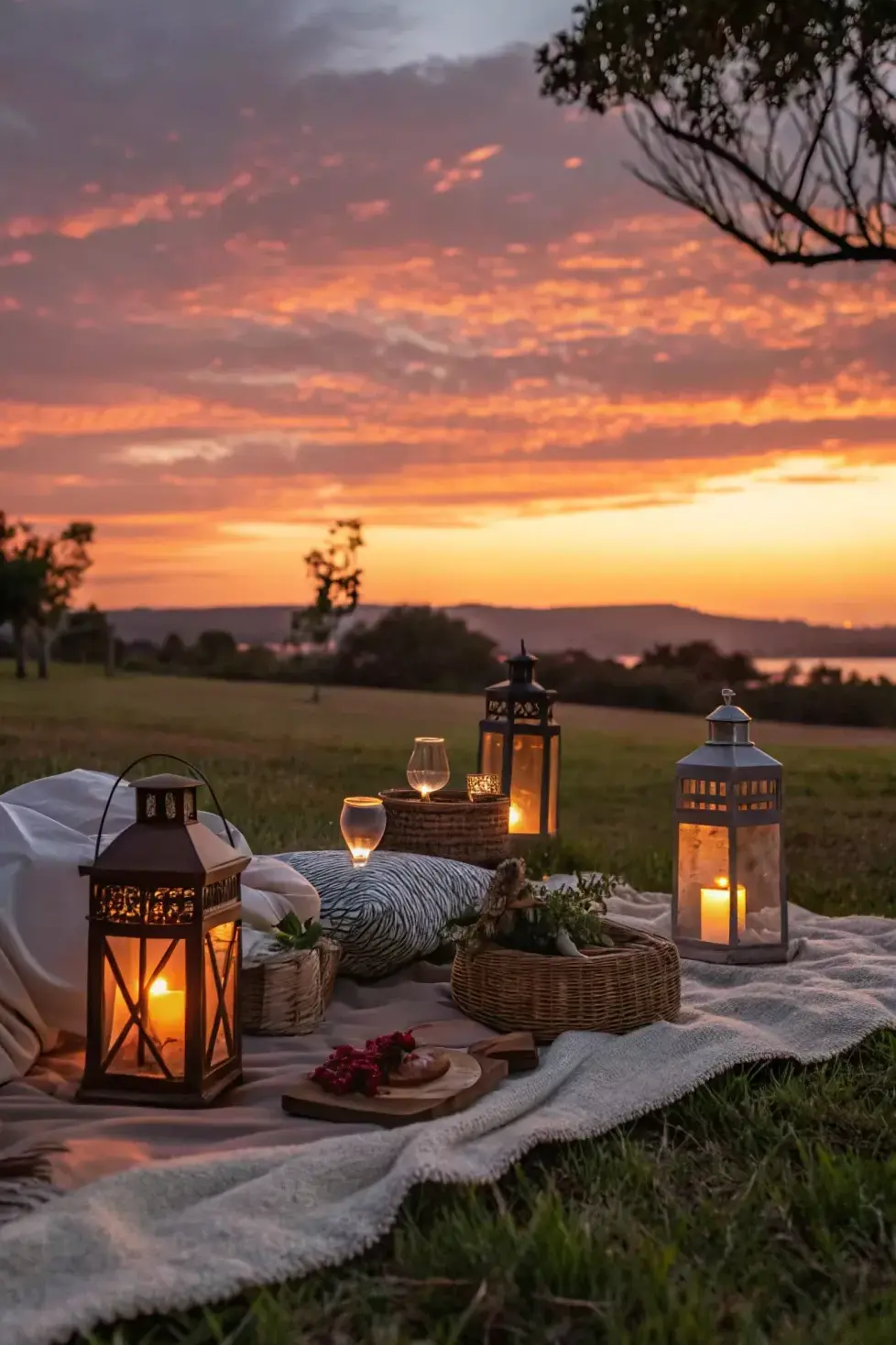 ✦ aesthetic relationship goals ✦ Whispering Skies: 15+ Charming Sunset Picnic Es 192