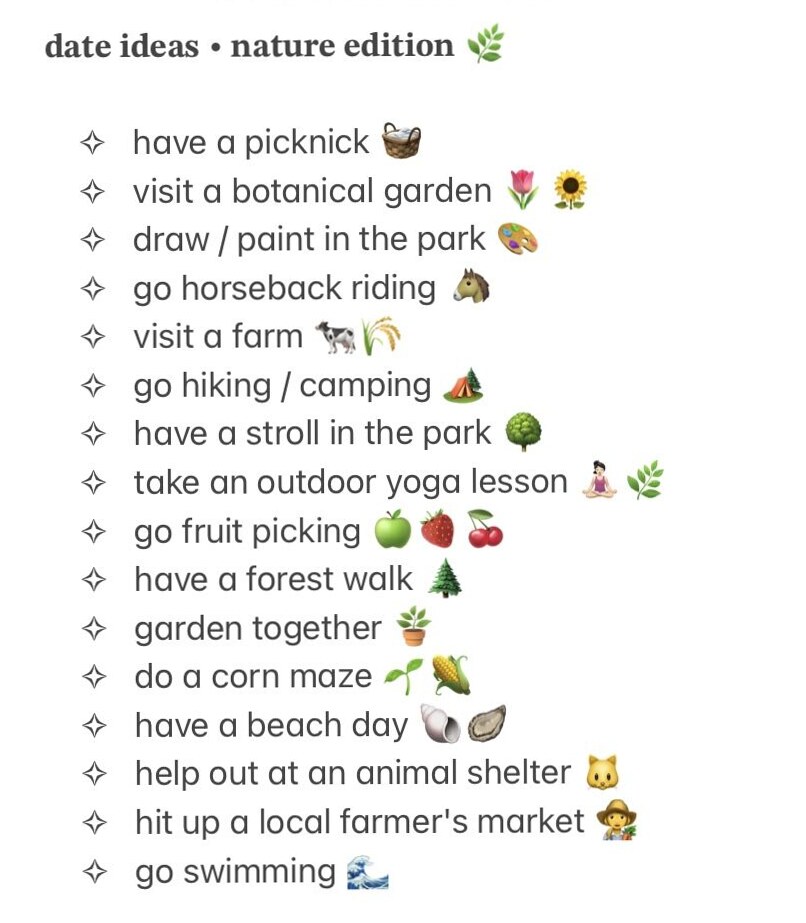 art of modern romance ✧ Whispering Pines & Soul Alignments: Nature Date Concepts 185