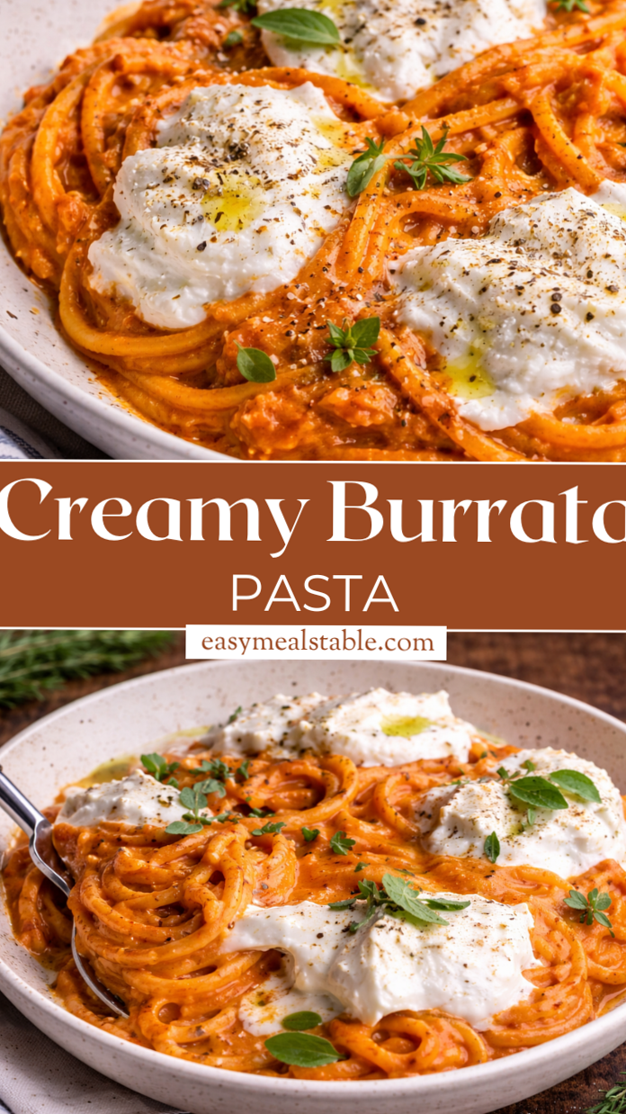 ♟️ 🎭 ⟡ Burrata Whispers: A Creamy Red Pepper Pasta Night 712