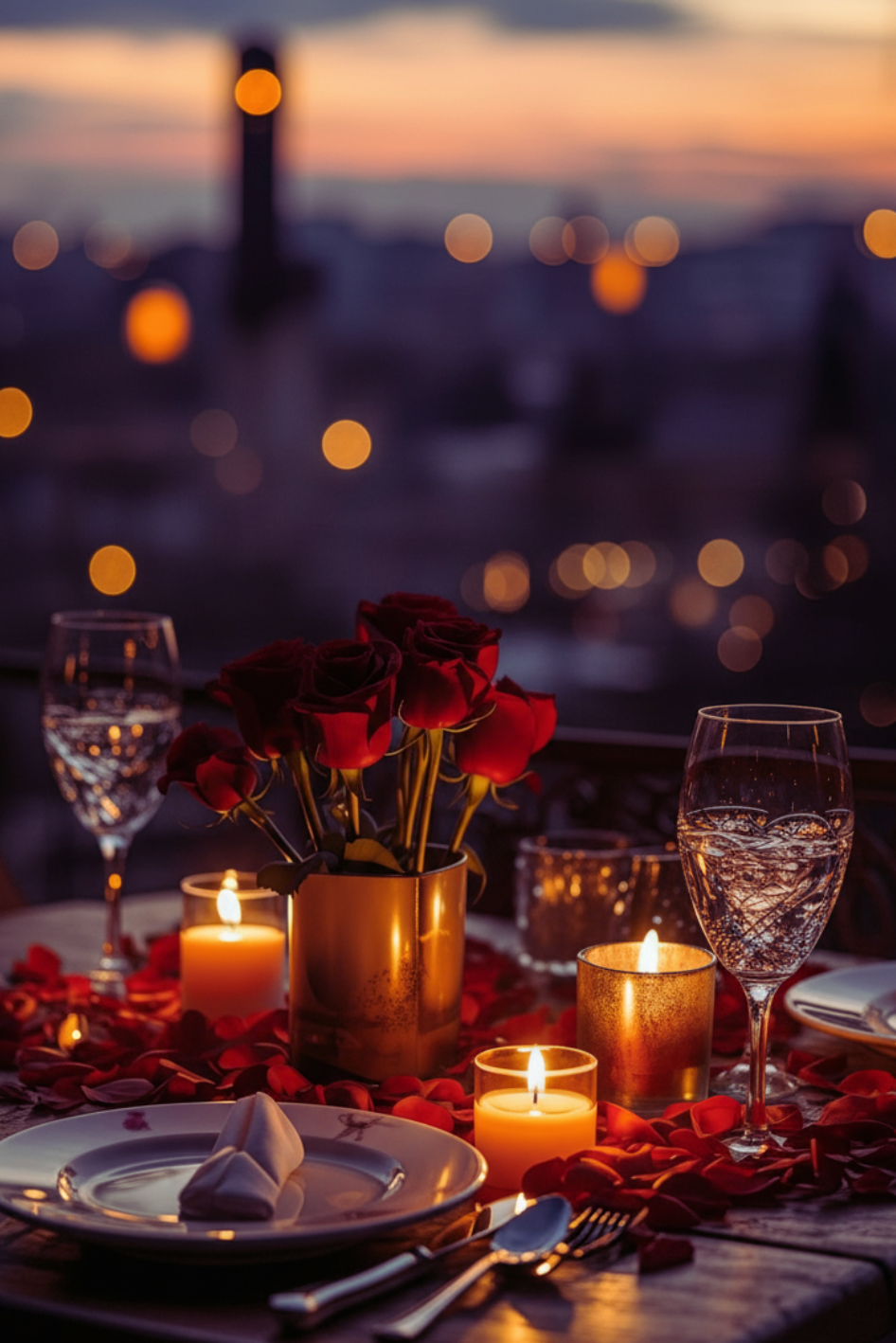 ✒️ 🖤 ⟡ Candlelit Harmony | Elegant Tablescapes for Soulful Connections 628