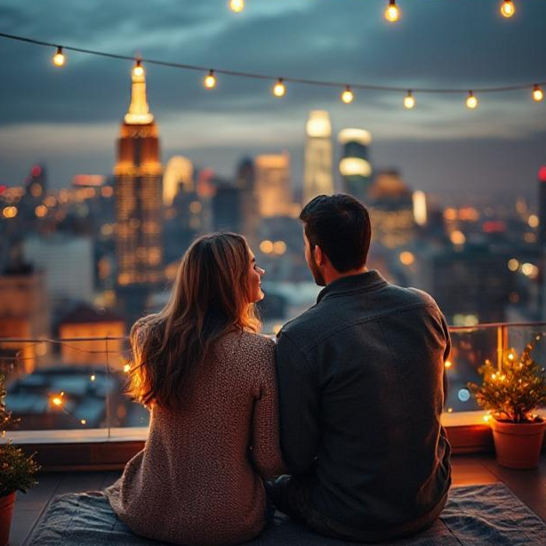 ☀️ 📝 City Skyline Romance: Finding Your Perfect Match in the Glow of Night 657