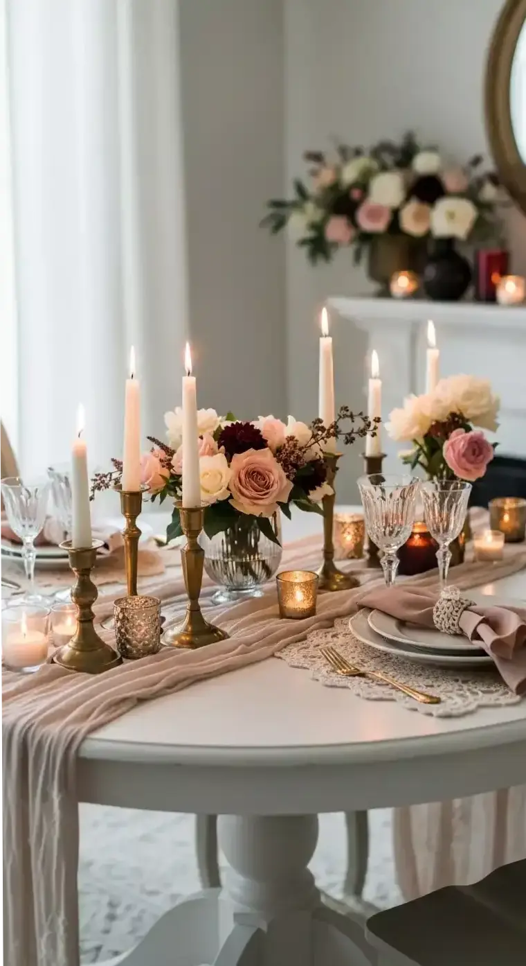 ✦ curated connection vibes ✦ Elegant Round Dining Tables for Timeless Romantic L 744