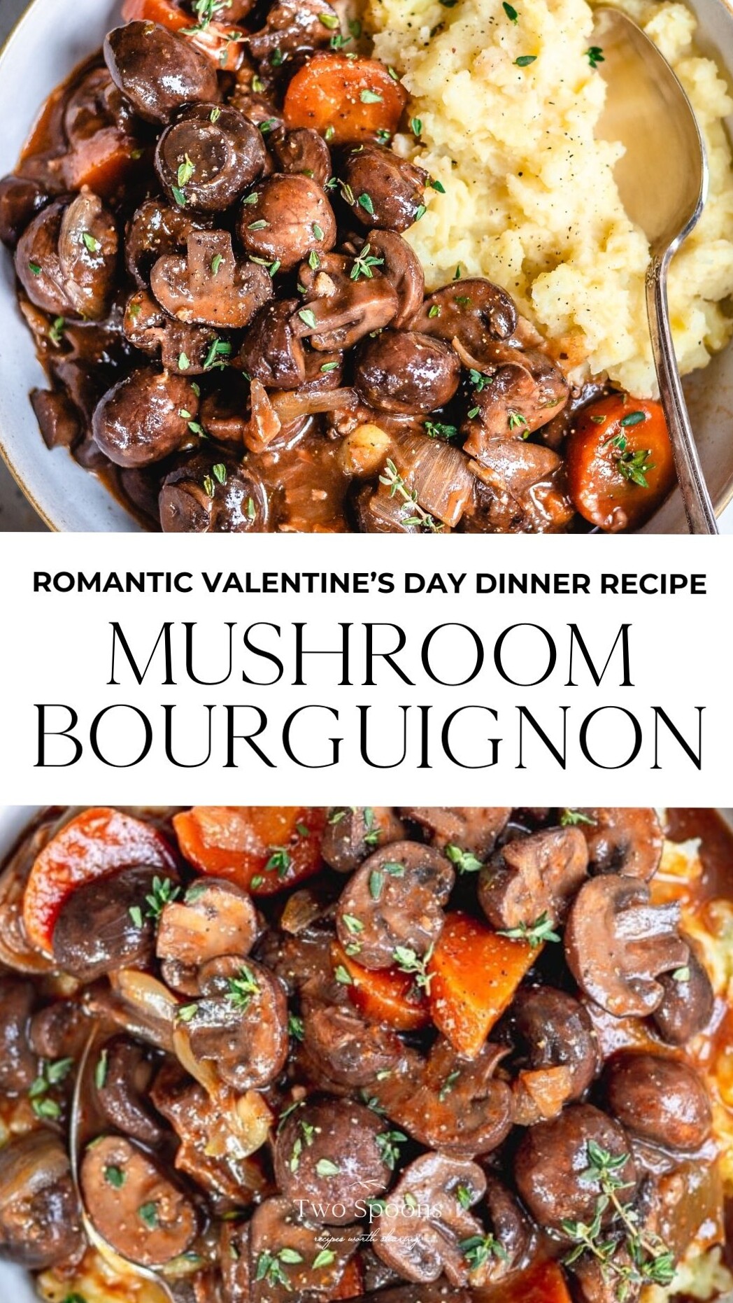 curated connection vibes: Fate’s Cozy Vegan Mushroom Bourguignon for Two ✨ 🧿 100