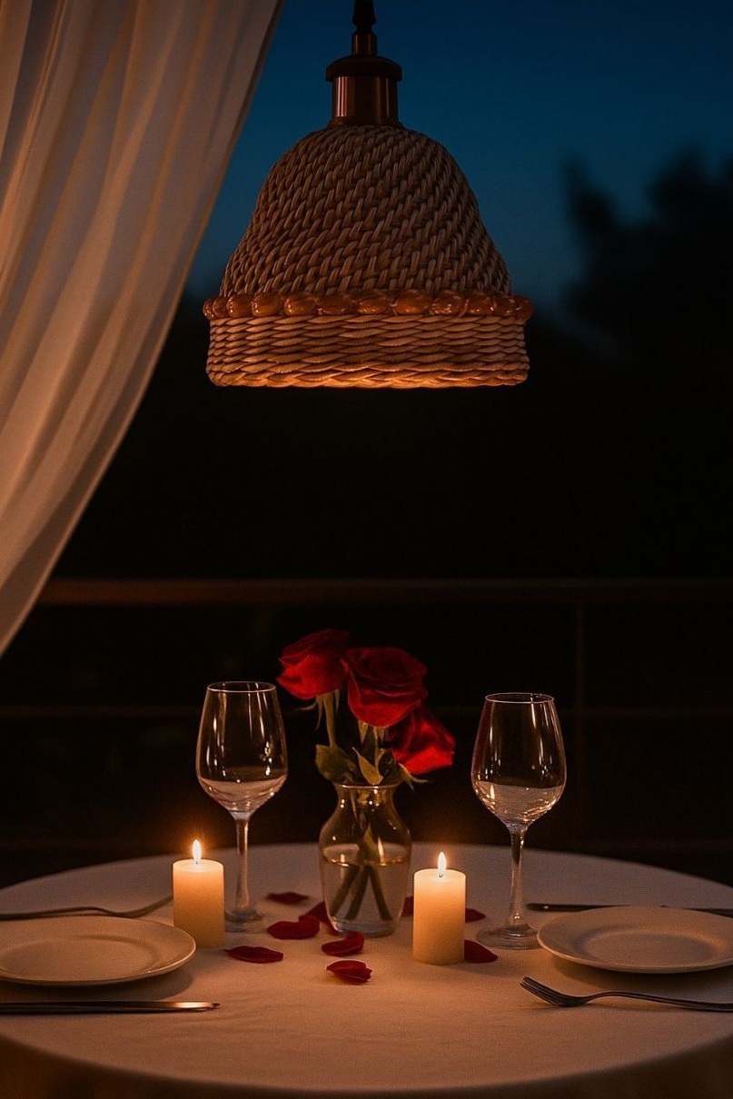 ✦ daily aesthetic advice ✦ Fate-Woven Paper Rattan Lampshade for Soulful Spaces  370