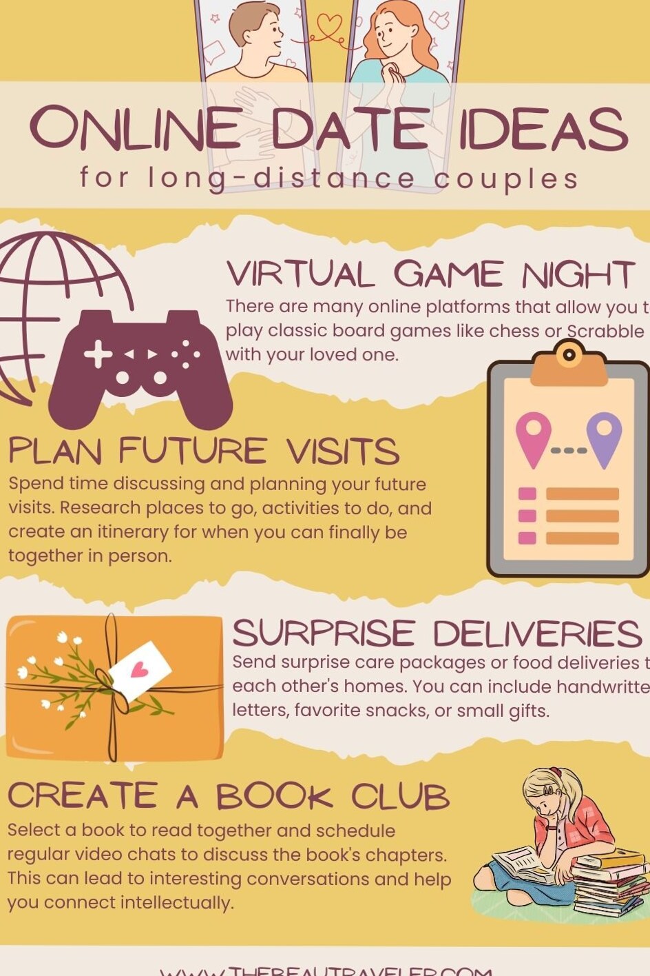 deep connection aesthetic: 🎻 Soulful Virtual Dates to Strengthen Long-Distance B 746