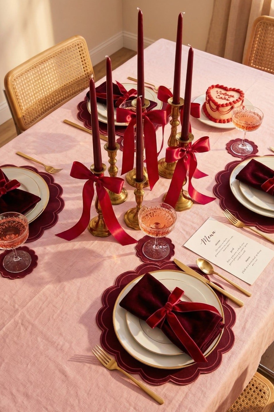 🖤 ⟡ Elegant Romance: 13 Galentine’s Tables Inspired by Brass, Velvet, and Destin 413