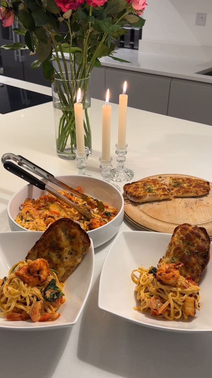 🧩 🧭 Enchanted Evening: Destined Prawn Pasta for Two | love language visuals 366 🧩 🧭 Enchanted Evening: Destined Prawn Pasta for Two | love language visuals 366