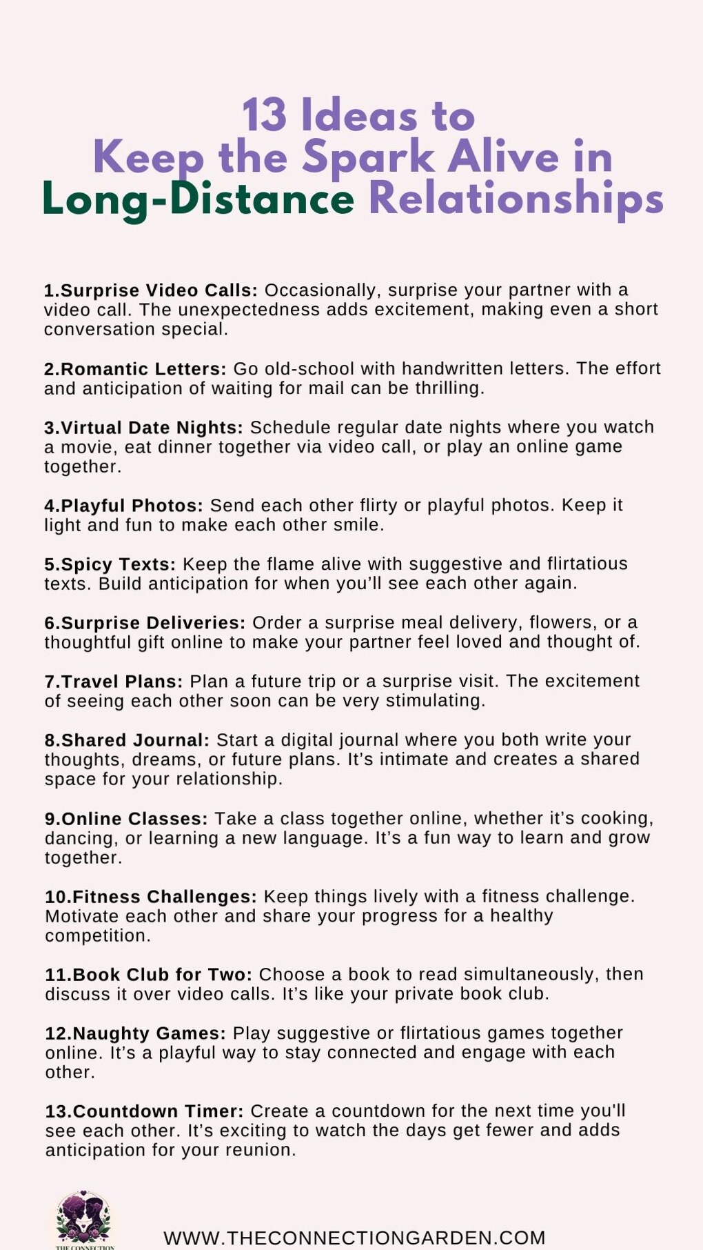Enduring Love: 13 Ways to Nurture Connection Across Distance 🗝️ 593