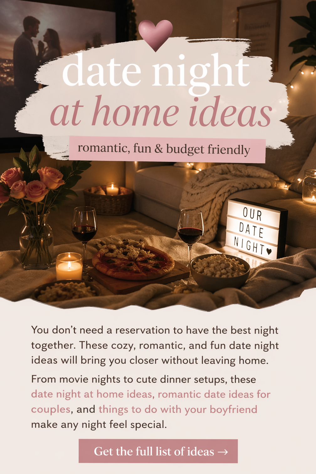 Fate-Forged Evenings: Romantic Home Dates Designed by Destiny ☀️ 986