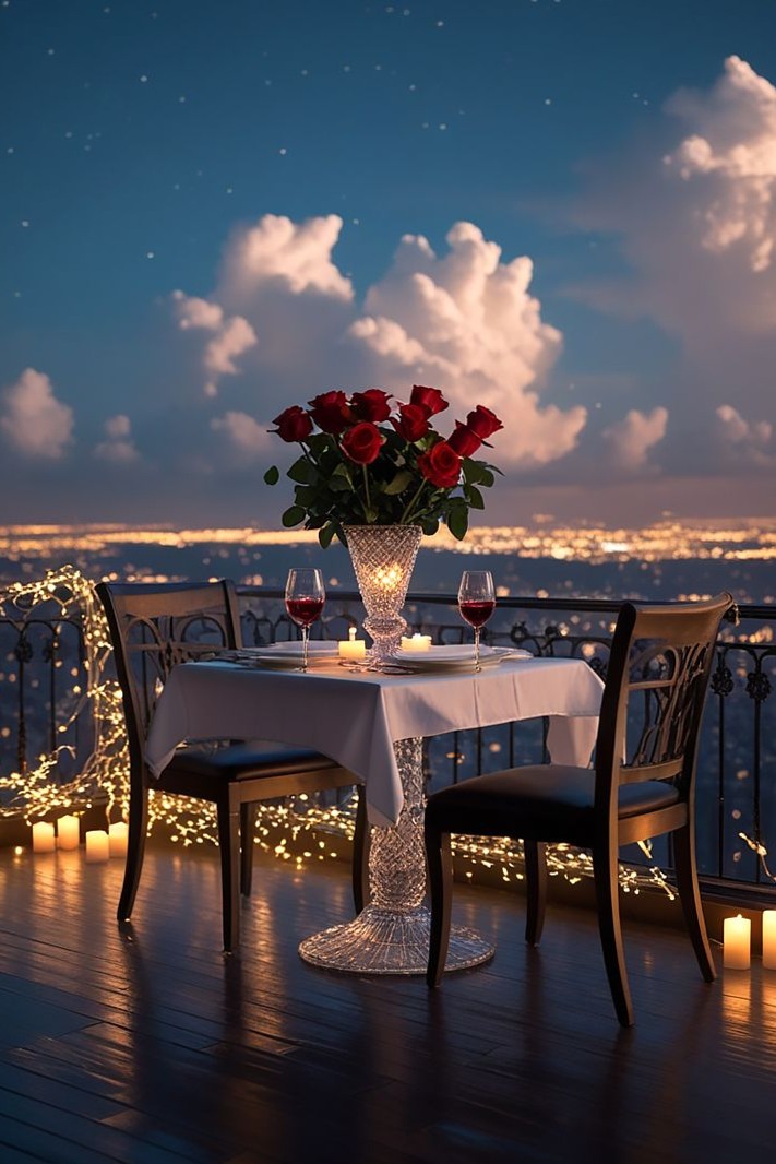 Fate Illuminated Beneath Urban Stars — poetry of falling in love 🌹 ❤️‍🔥 948