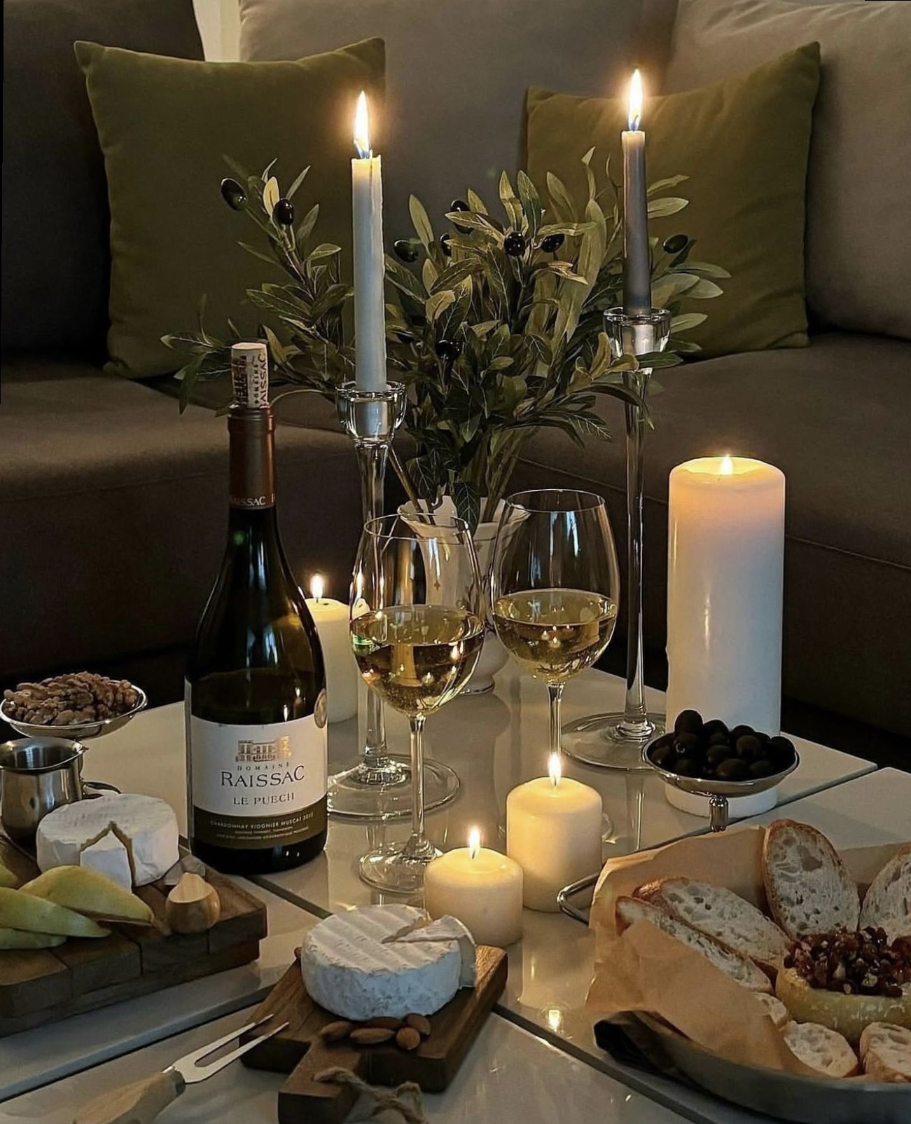 ❤️‍🔥 ✦ Fate-Lit Dinner: A Symphony of Souls in Soft Glow 678