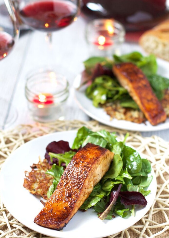 🖼️ 🍂 Fate’s Flavor: A Salmon Supper for Two Souls | vibe check passed 286