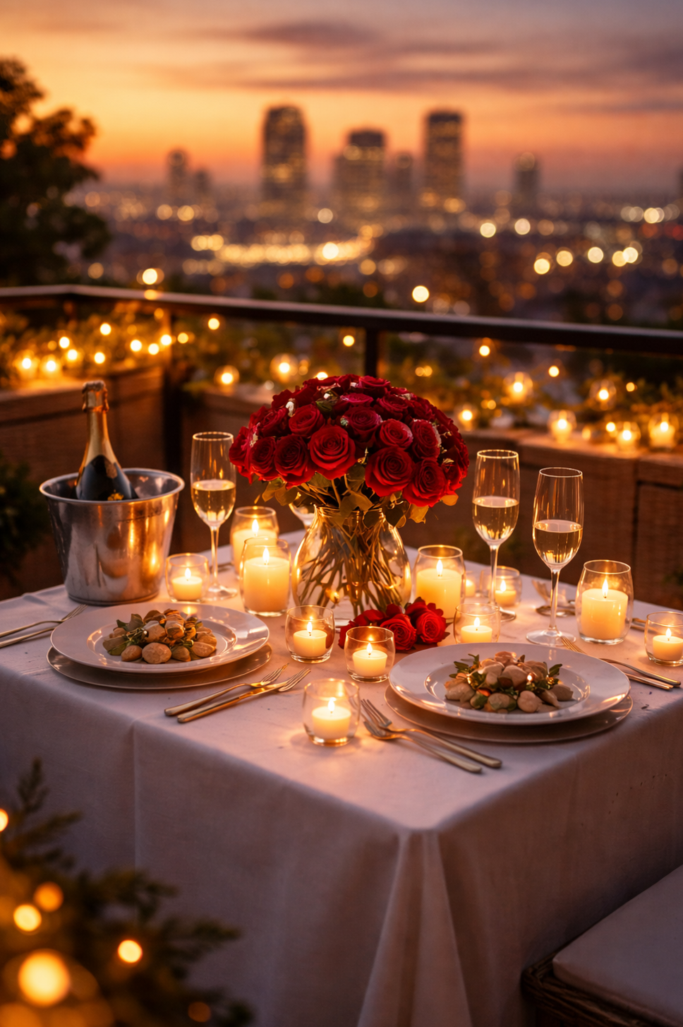 🧩 ✦ Fated Sunset Elegance | Rooftop Romance Under the Stars 507