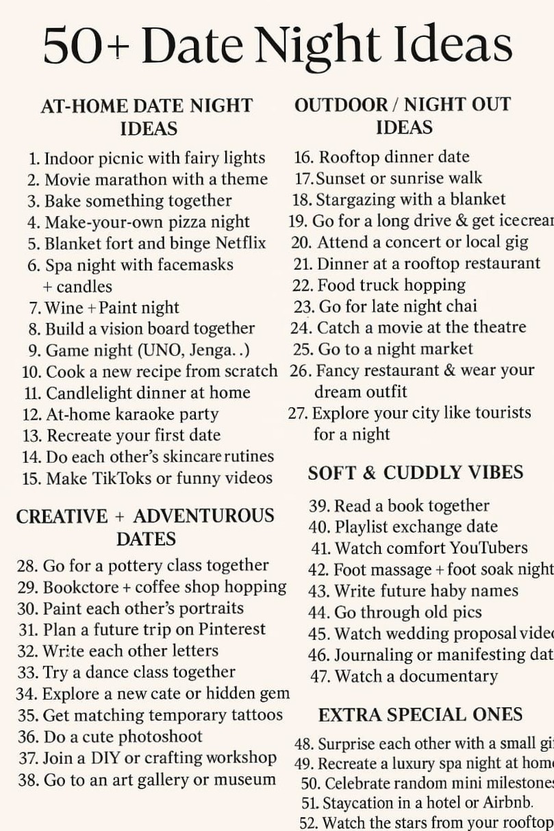Fifty+ Thoughtful Ways to Spark Romance and Connection at Home — ✨ 🖼️ 749