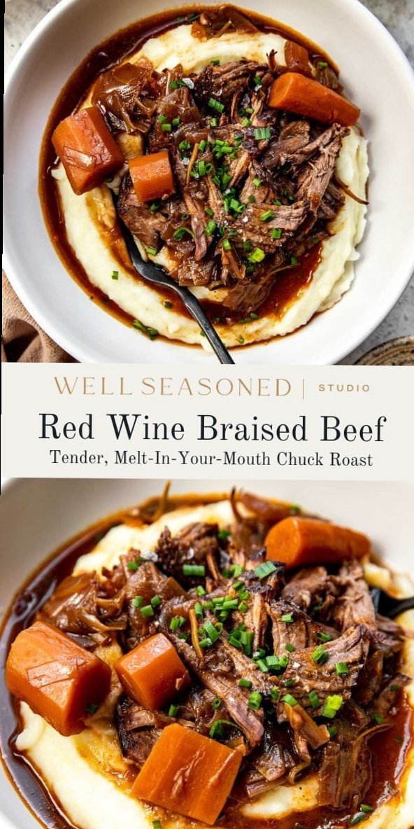 ⊹ Heartfelt Harmony in Every Rich, Savory Bite of Red Wine Braised Beef ⊹ 🌙 508