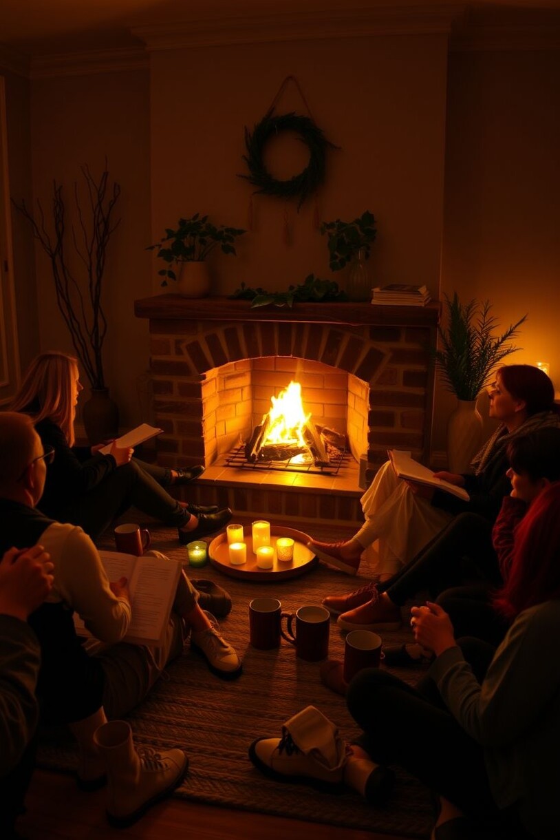 Host a Mystical Fireside Carol Night for Soulful Bonds • ✨ 527