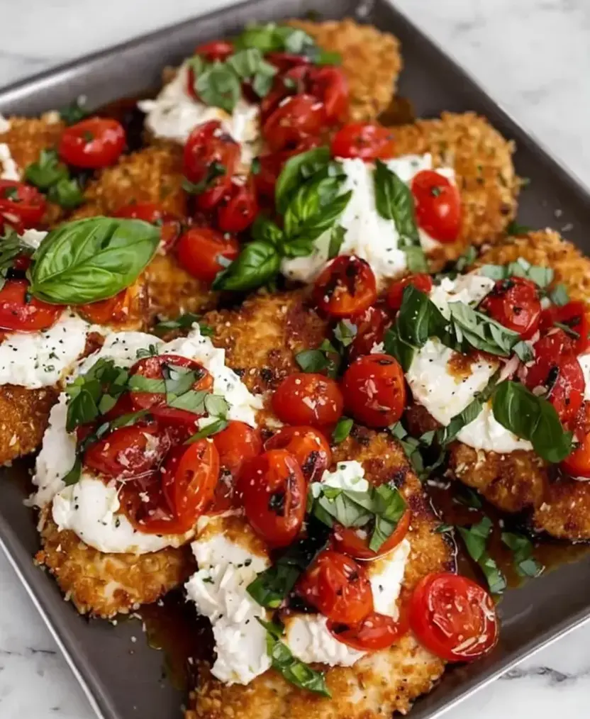 Parmesan-Basil Chicken Cutlets in a Symphony of Savory Sophistication • 🌧️ 🌧️ 372