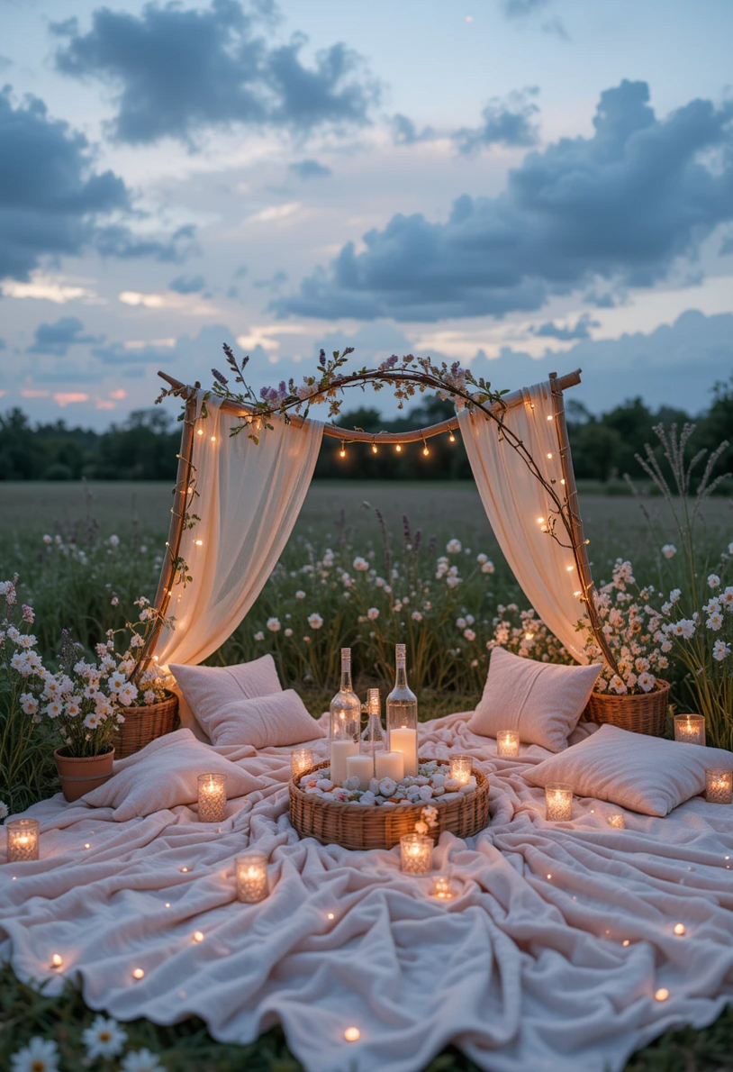 Pastel Sky Picnic – Whispers of Peach and Lavender Dreams ⟐ magnetic energy visu 661