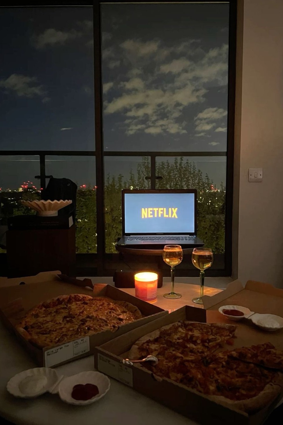 🧩 Pizza By Candlelight, Movies In Silence — A Night Designed By Fate — aesthetic 601