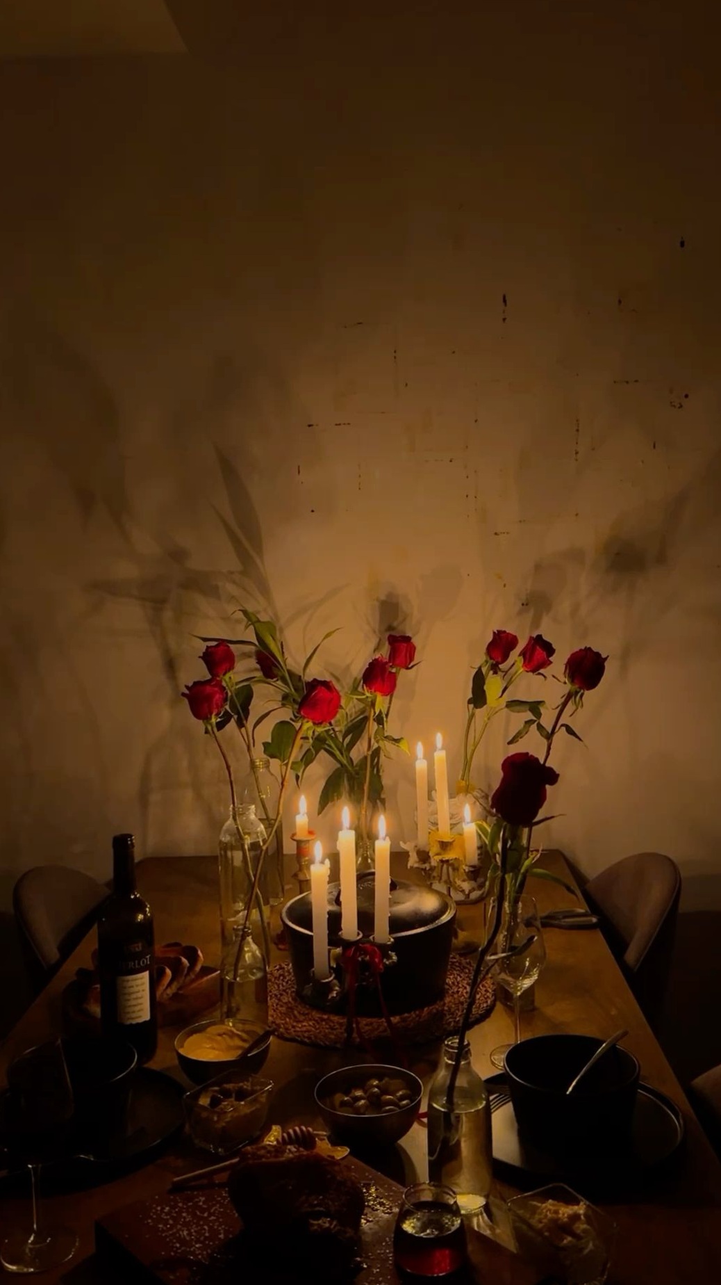 Red Wine and Rose Petal Whispers | 🧭 aesthetic relationship goals 192