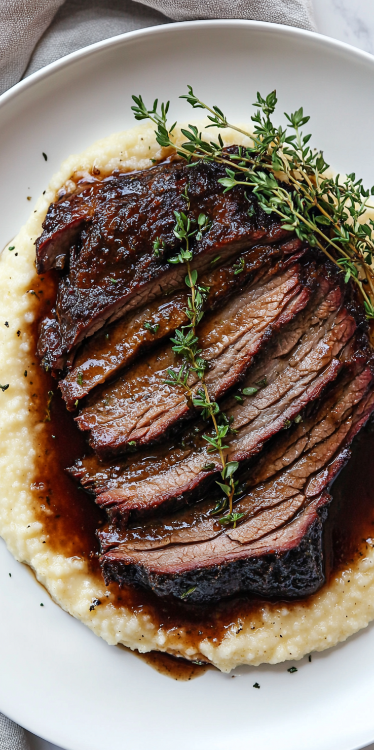 Red Wine Braised Brisket for Two Under Starlit Skies | 🎻 🍷 mysterious soulmate e 616
