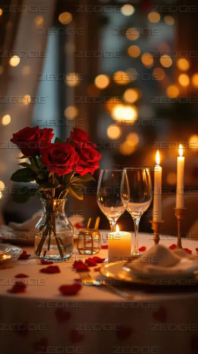 ✦ romanticizing your life ✦ Candlelit Destiny Night | Red Love Aesthetic Romance 685