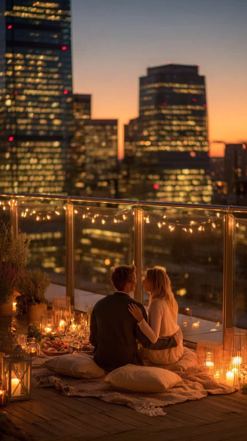 Rooftop Romance: How Sunset Vibes Reveal Soulful Matches 🌙 762