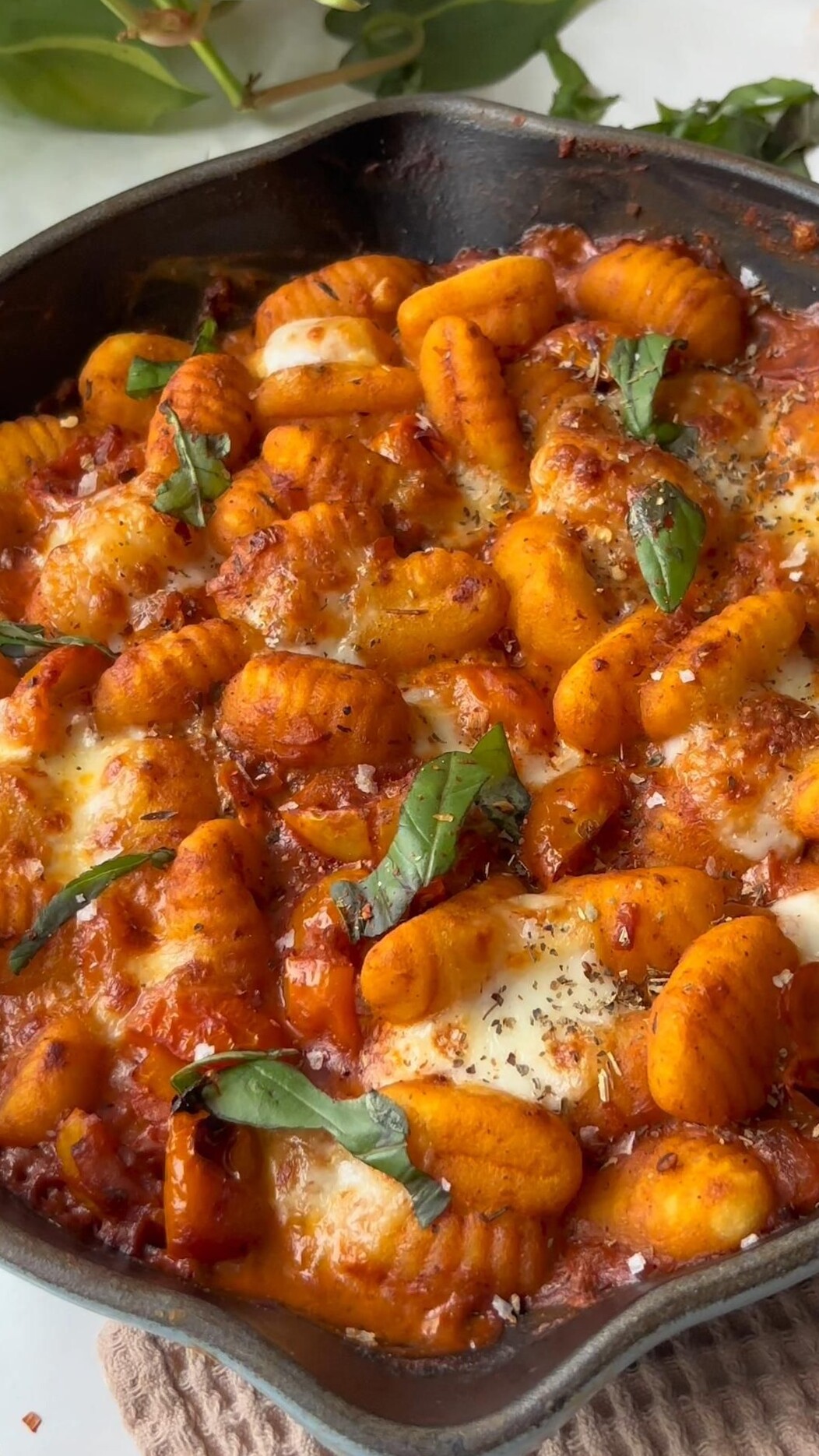 🕯️ 🎻 ✦ Tomato Mozzarella Gnocchi For Two Soulful Hearts 940