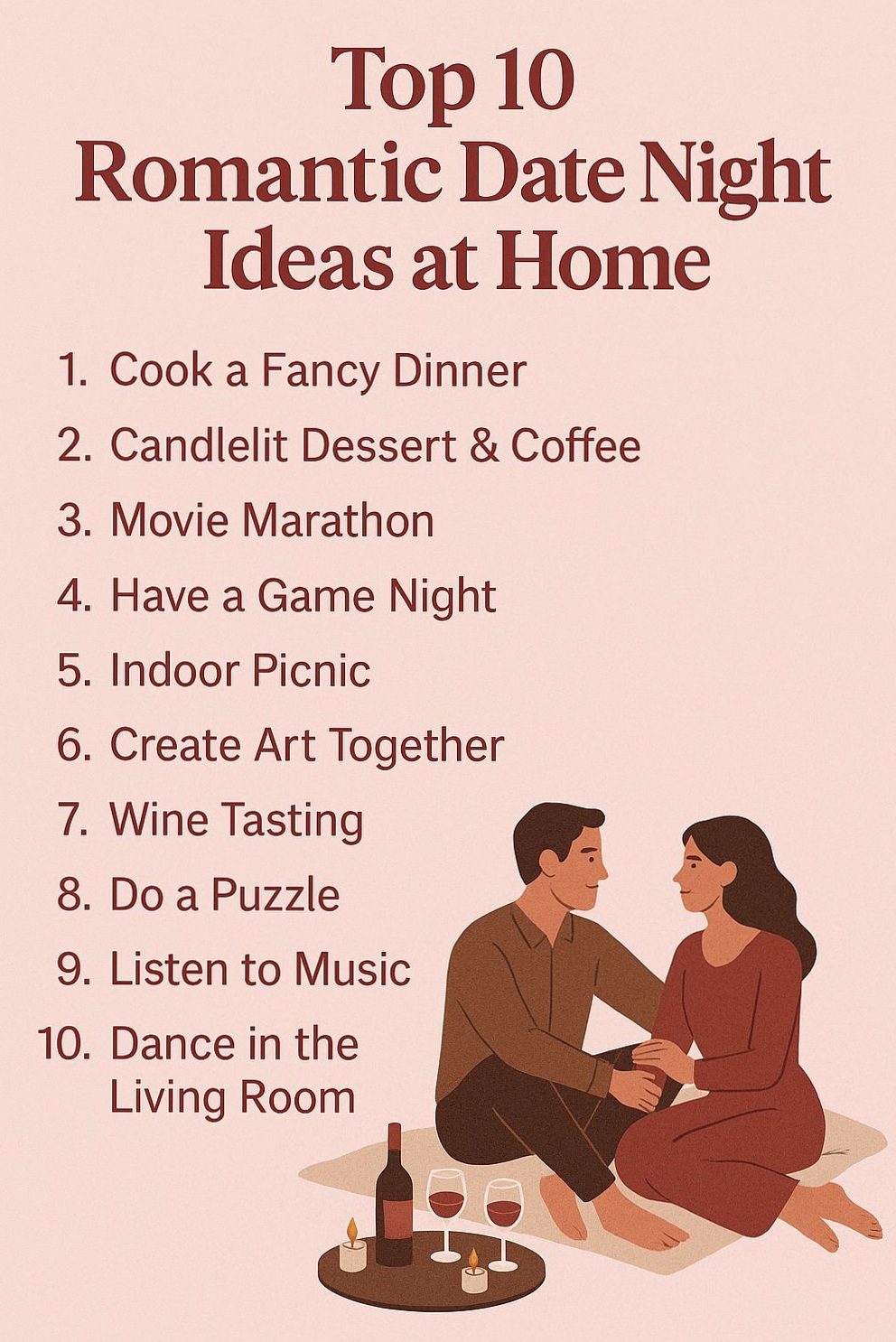 Top 10 Romantic At-Home Date Nights for Deep Connection — heart-to-heart energy  206
