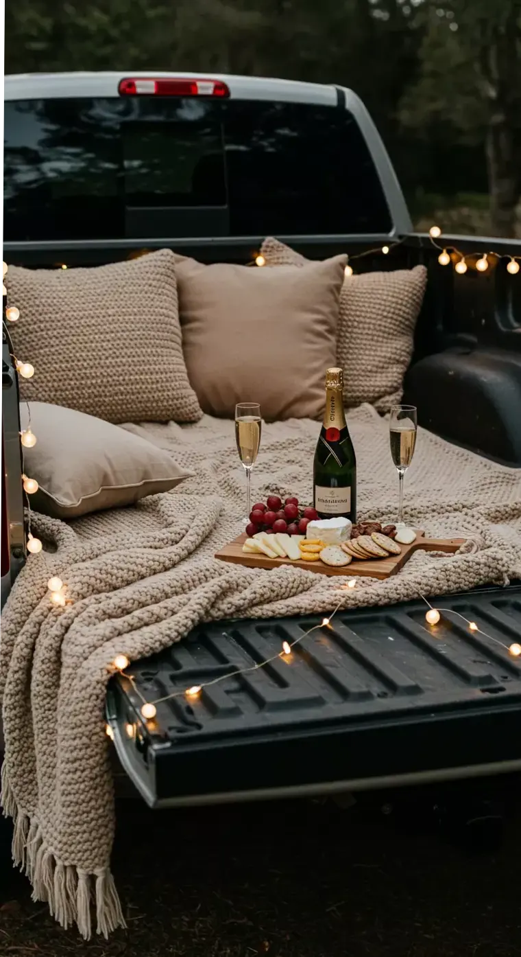 Truck Bed Romance: Celestial Vibes & Soulful Connections — aesthetic relationshi 906